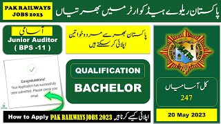 Pakistan Railways Jobs 2023 | PR Jobs 2023 | CGA Pakistan Railways Headquarter Lahore Jobs 2023