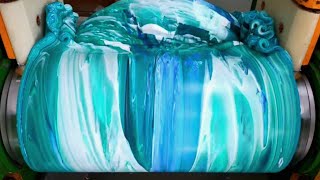 Silicone rubber color mixing | Oddly satisfying silicone color mixing