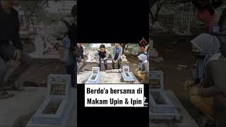 Berdo'a bersama di Makam Upin & Ipin