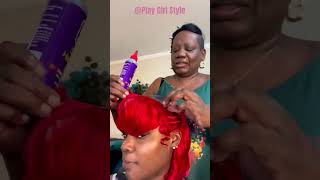 Finger Wave ✨🏽 Bundles For Quick Weave BOB Hairstyle! Hair Tutorial I PlayGirlStyle #Shorts