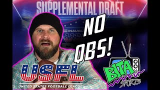 USFL NEWS: USFL Supplemental Draft Results