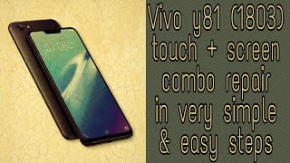 Vivo Y81/Y81i (1803) Lcd+Touch combo replacement|| Vivo Y81 broken screen replacement