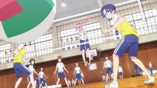 Shikimori winning a volleyball match | Shikimori's Not Just a Cutie Episode 2