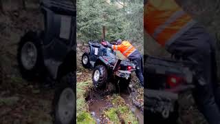 Polaris 800 out from ditch