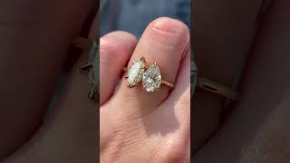 Toi Et Moi Ring | Rosados Box 14kt Gold Zara Moissanite Toi Et Moi Ring