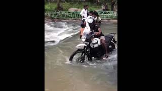 Water crossing with himalayan || MR MAD BIKER