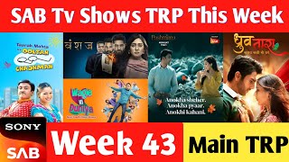 TRP Of This Week || Sony SAB || Filmi Inspection