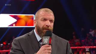 Triple H Question seth Rollins ' Drive : WWE Raw DeCember 31 . 2018