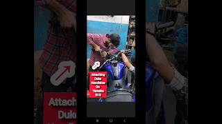 Yamaha R15 handlebar change #r15 #r15v3 #yamaha #bangalore #duke #ktm