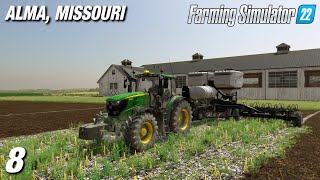 Planting The Peas & The Worker Ruined The Alfalfa! | Alma Missouri | Farming Simulator 22 - Ep8