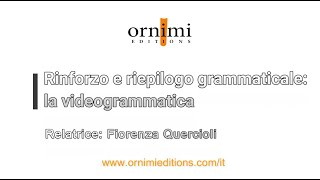 La Videogrammatica (Webinar Ornimi - 24 giugno 2023)