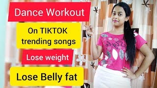 Bollywood dance fitness workout at home | Tiktok trending songs | Lose belly fat | URP DANCE |