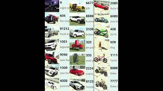 FINNLY ALL CODE IN INDIAN BIKE DRIVING 3D NEW UPDATE #indianbikedriving3d