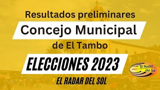 Elecciones El Tambo: Errores y Resultados Preliminares del Concejo Municipal🗳️✖️