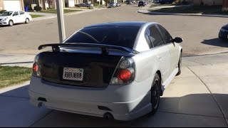 Charger Spoiler on an Altima Part 4 - Paint and Installation