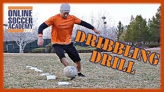 New Soccer Drill to Improve DRIBBLING & CARDIO ~ Online Soccer Academy