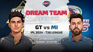 Gujarat Titans vs Mumbai Indians Dream11 Team Prediction | GT vs MI Dream11 Team