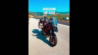 İstanbul'dan Allah'ın İzliyle Yeni TRK 502 X Motorumuzu Aldık - İstikamet İzmir #shorts #trk502x