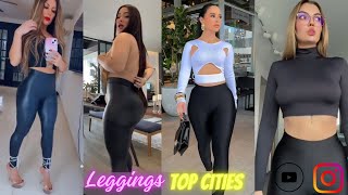 Top Cities to Rock Leather Look Leggings Styles 2024 | Top 50 How To Style Curvy Leather Fashion