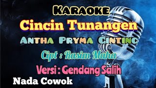 CINCIN TUNANGEN | ANTHA PRYMA GINTING | KARAOKE LAGU KARO | GENDANG SALIH | NADA COWOK