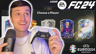 ASMR Gaming | EA FC 24 Draft Gameplay | Euro 2024 Whisper Ramble