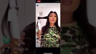 Megan Thee Stallion on IG live....Must Watch