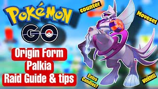 Ultimate Origin Palkia Raid Guide: How to Solo & Defeat Origin Form Palkia | Best Counters & Tips