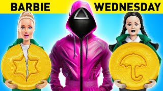 WOW! Wednesday vs Soft Boy in Squid Games - Squid Games the Challenge