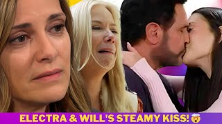 BOLD AND BEAUTIFUL SPOILER: Electra & Will's STEAMY Kiss! Brooke Probes Taylor's Feelings for Ridge!