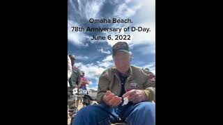 Omaha Beach Veteran: No Blood in the Sand! #ww2 #omaha #dday