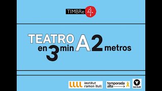 Ciclo Teatro en 3 minutos: Jazmín Carbonell, Mercedes Méndez Con Lautaro Perotti y Melisa Hermida