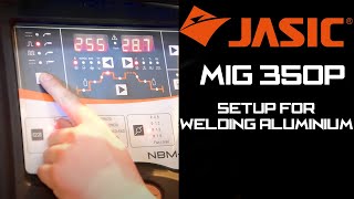 Jasic MIG 350P - Setting up for welding aluminium