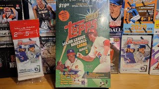 2000 Topps Baseball Opening Box Break Pack Rip Fail haha