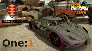 Koenigsegg One 1  Restoration: Car Mechanic Stimulator 2018