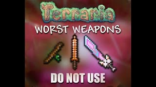 What Is Terraria's Weakest Sword? #shorts #terraria