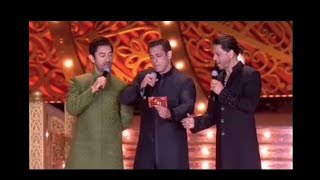 3 khans on one stage performance  amazing