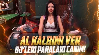 BLACKJACK VİP - KURPİYERLE BİREBİR OYNADIK ! - AL GÜLÜM VER GÜLÜM  #Blackjack #Blackjackvip #Casino