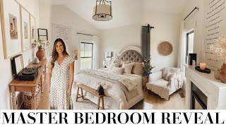 MASTER BEDROOM REVEAL & COZY DESIGN TIPS | how to style a room on a budget!