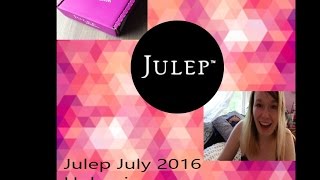 Julep July 2016 Unboxing