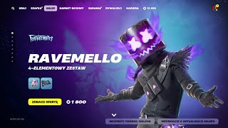 SKLEP FORTNITE 31.10.2024 *NOWY SKIN RAVEMELLO, MARSHA, ROSA, EKSPERTKA ZWIADU, CZERWONY RYCERZ*