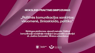 Justinos Zamauskės pranešimas moksliniame-praktiniame simpoziume