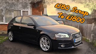 Turning A £180 Scrap Audi A3 Into A £1800