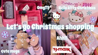 COME GIRLY CHRISTMAS SHOPPING WITH ME + HAUL | Gift sets, decor, hello kitty, & juicy couture