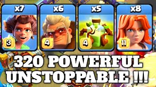 320 UNSTOPPABLE! Root Riders, Druids, Valkyrie, Overgrowth Best Th16 Attack Strategy(clash of clans)