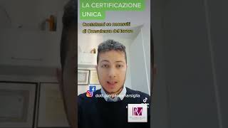 La Certificazione Unica