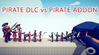 PIRATE DLC TEAM vs PIRATE ADDON TEAM - Totally Accurate Battle Simulator TABS