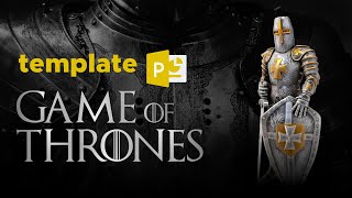 Template powerpoint Game of Thrones