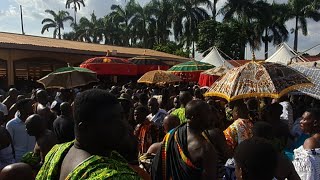 Asantehene Otumfour Osei Tutu Adae k3se3 live at Manhyia