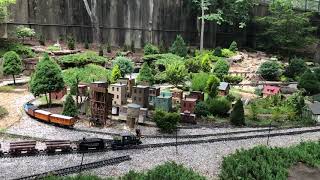 The Model trains at the Ashville botanical garden in Western North Carolina