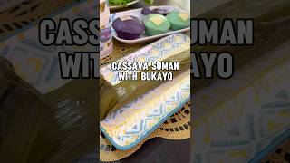 Cassava suman with bukayo #kakaningpinoy #kakanin #kakaninislife #cassava #cassavasuman #sumanbukayo